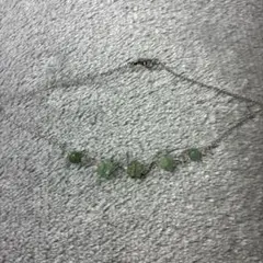 ネックレス 緑 石