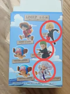 袋未開封　とびマス　ワンピース　ルフィ　ギア5　ニカ　ゾロ　サンジ　3点セット