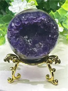 AAA級家庭円満◆ウルグアイ産天然アメジスト（開口笑）B88G3/63G33C