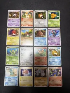 ポケモンカード PCG DP DPtシリーズ 7色 1～3進化 16種16枚
