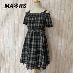 MA＊RS マーズ チェック柄 オフショルダーワンピース ロリータ ゴスロリ系のサムネイル