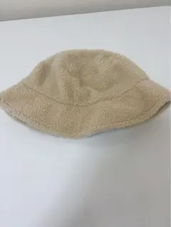 ボア バケットハット ベージュ