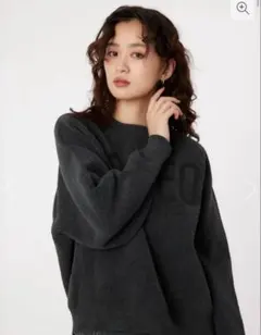 モールエンボスロゴニットトップス　ロデオクラウン