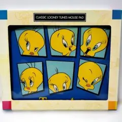 【レア品】Looney Tunes トゥイーティー マウスパッド レトロ