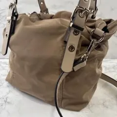 ほぼ未使用品 ZARA BASIC ザラベーシック 2wayミニハンドバッグ