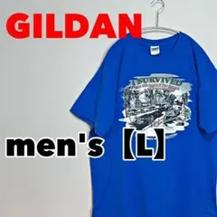 M205 【GILDAN】半袖プリントTシャツ【L】