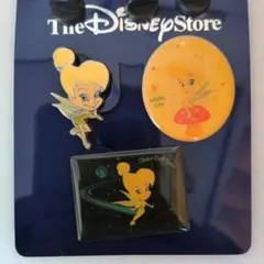 ディズニーストア　初期 ティンカーベル ピンバッジ 3点セット