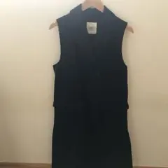 KAPOK KNOT ブラック ダブルブレスト ベスト