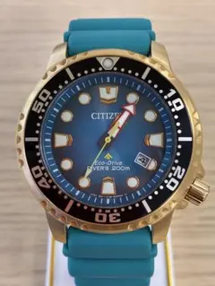 ほぼ未使用品 CITIZEN エコドライブ ダイバーE168-00BFX0D - メルカリ