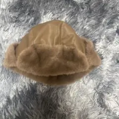NYUNYU フライトキャップ ブラウン