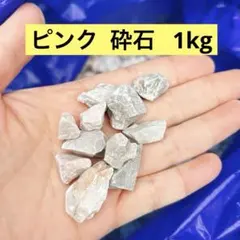 1kg 砂利 砕石 ピンク 化粧砂利 ガーデニング 駐車場 防犯砂利 DIYのサムネイル