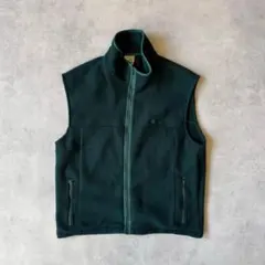 90s USA製 L.L.Bean フリースベスト ダークグリーン