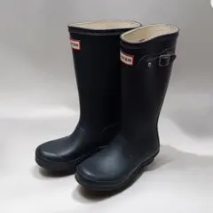 【箱付き】HUNTER ハンター レインブーツ 19cm 子供用 レディース