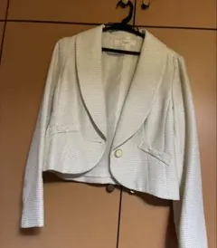 【未使用】タグ付　9号　M 入学式　フォーマル　ジャケット　スーツ　アイボリー