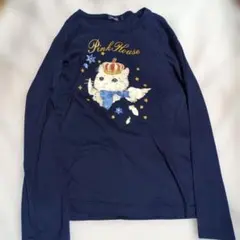 【ピンクハウス】美品♡ねこプリント　長袖Tシャツ　日本製　スノーフェアリーテールのサムネイル