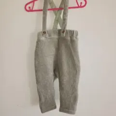 新品　Kodomo BEAMS コーデュロイ サスペンダーパンツ 50-60cm