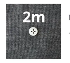 C&S 幅広ヤク混のコットンビエラ　ネイビー×きなり　2m