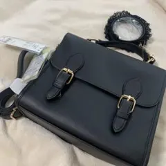 wego 痛バ　サッチェル　痛ショルダー　黒　ブラック