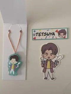 EXILETETSUYA THE REASON ラバーキーホルダー＆ステッカー