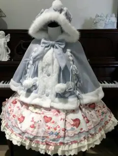 To Alice 雪の結晶ケープ＆ジャンパースカートセットアップ C5063