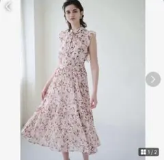 snidel ノースリーブワンピース　花柄