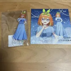 五等分の花嫁 Zoff 三玖 アクリルスタンド メガネ拭き 2点セット 五等分の花嫁 Zoff 三玖 アクリルスタンド メガネ拭き 2点セット