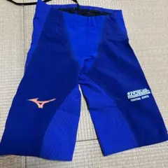 Mizuno 競泳水着 青 ストライプ
