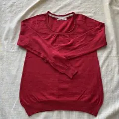 ehka sopo 長袖ニット レッド M