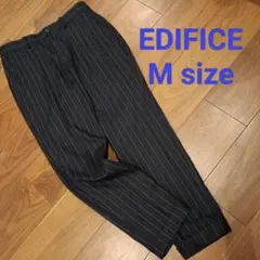 EDIFICE ストライプ スラックス Mサイズ