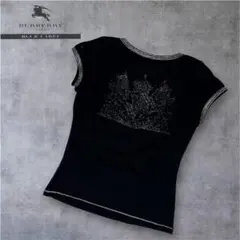 y2k BURBERRY BLUE LABEL バックデザイン　ラインストーン