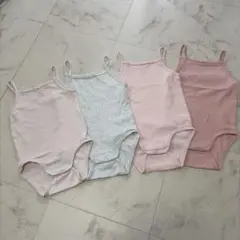 限定値下げH&M BABY オーガニックコットンキャミロンパース 肌着4枚セット