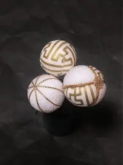 玉髪飾り　セット　オニピン　ハンドメイド
