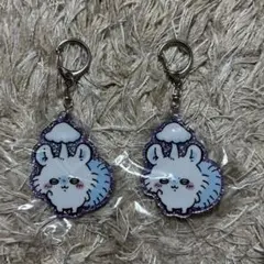ちいかわ モモンガ ラメアクリルキーホルダー アクキー ガチャガチャ