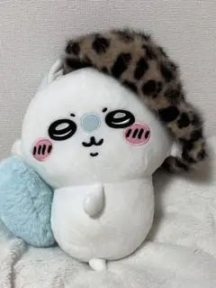 ヒョウ柄ベレー帽