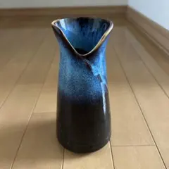 青黒グラデーション花瓶