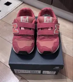 New Balance 313 スニーカー 18.0 cm サーモンピンク