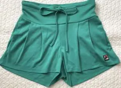 FILA ミントグリーン スコート風ハーフパンツ M