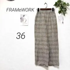 10777-3 フレームワーク FRAMeWORK チェック柄パンツ S相当のサムネイル
