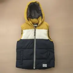 極美品H&M140フード付き取外し可能ダウンベスト US 8/10アウターコート