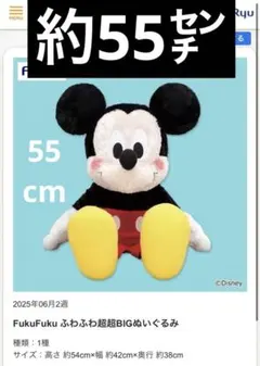 ミッキー 超超BIG 約55㌢