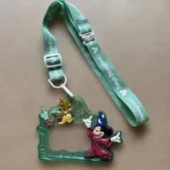 東京ディズニーランド 魔法使いの弟子 ミッキー ネックストラップ