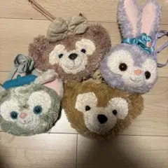 ダッフィーシリーズ　ポシェット4点セット