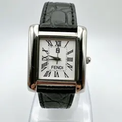 美品稼働品FENDI アナログ時計 シルバー/ブラウン本物 FENDI フェンディFENDI 腕時計 210G オロロジ ステンレス