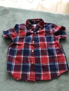 最終値下げ、美品！80センチ　ラルフローレン チェックシャツ