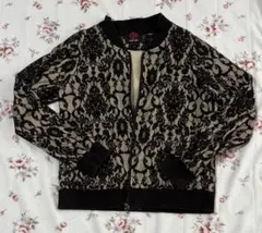 即発送 完売品 ダチュラ ジップアップジャンパー レースアウター フリーサイズ黒