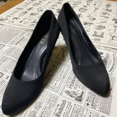 AIMER ブラックパンプス 中ヒール