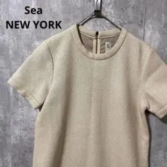 Sea NEW YORK 膝丈　ワンピース　ドッキング　パンチングデザインのサムネイル