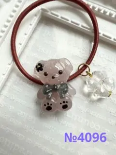 ひなた♡♡様お取り置き№4048 animal friendsレジンヘアゴム №4108 animal friendsレジンヘアゴム - メルカリ