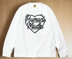 HUMAN MADE ホワイト長袖カットソー美品です HUMAN MADE 長袖カットソー ホワイト HUMAN MADE 長袖カットソー