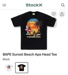 A BATHING APE Sunset Beach Tシャツ S